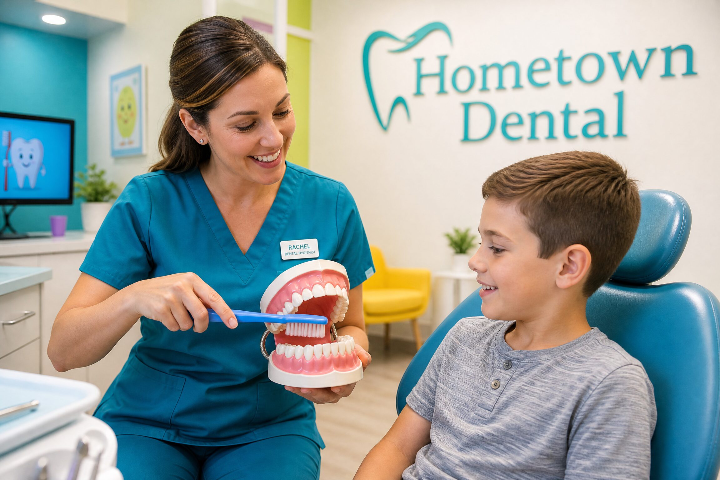 Brushing and Flossing Education