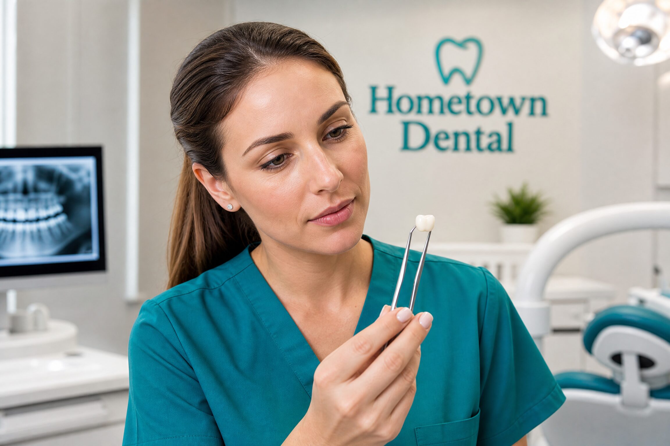 Broken or cracked teeth